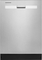 Whirlpool - 24" Top Control Built-In Dishwasher with Boost Cycle and 55 dBa - Stainless Steel - Front_Zoom