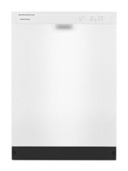 Amana - Front Control Built-In Dishwasher with Triple Filter Wash and 59 dBa - White - Front_Zoom