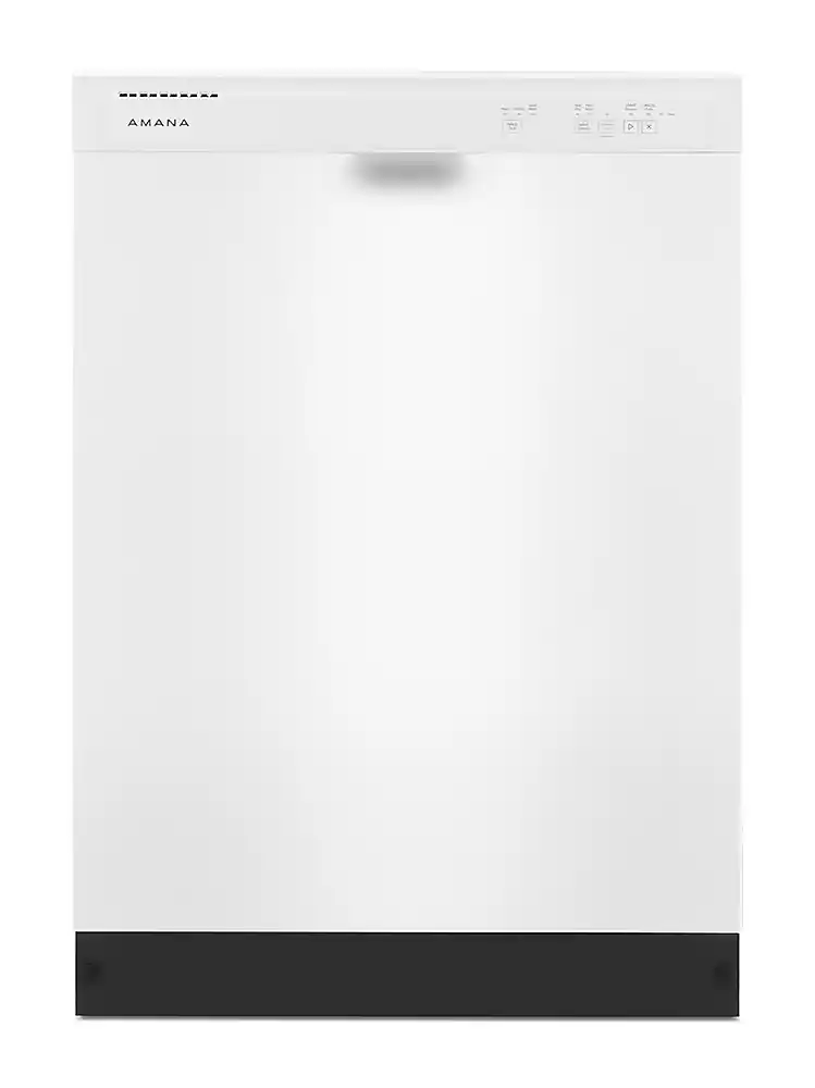 Amana - 24" Front Control Built-In Dishwasher with Triple Filter Wash and 59 dBA - White