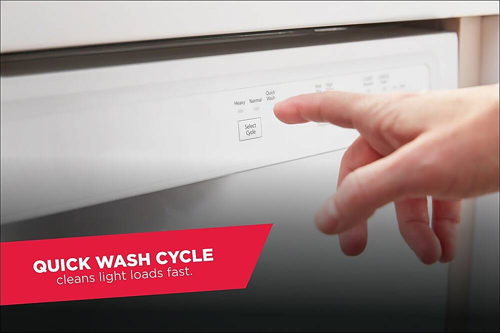 Quick Wash Cycle: Cleans light loads fast.