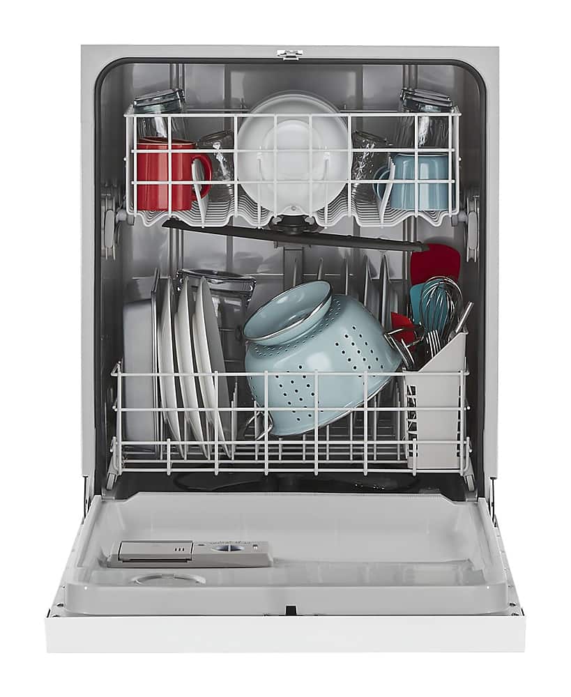 Alt View 2. Amana - Front Control Built-In Dishwasher with Triple Filter Wash and 59 dBa - White.