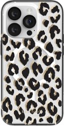 kate spade new york - Protective Hardshell Magsafe Case for iPhone 14 Pro - Leopard - Front_Zoom