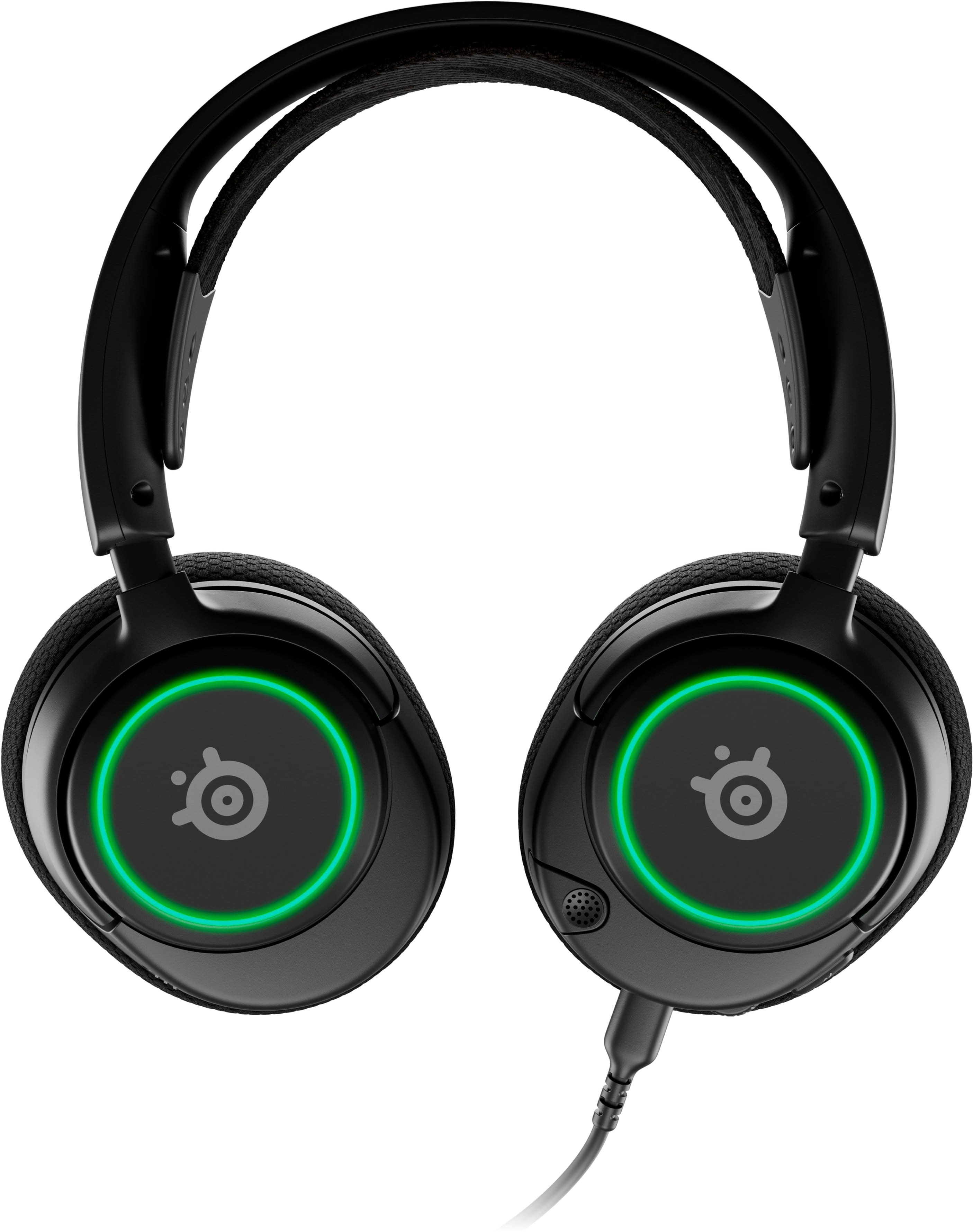 Alt View 18. SteelSeries - Arctis Nova 3 Wired Gaming Headset for PC, PS5, and PS4 - Black.