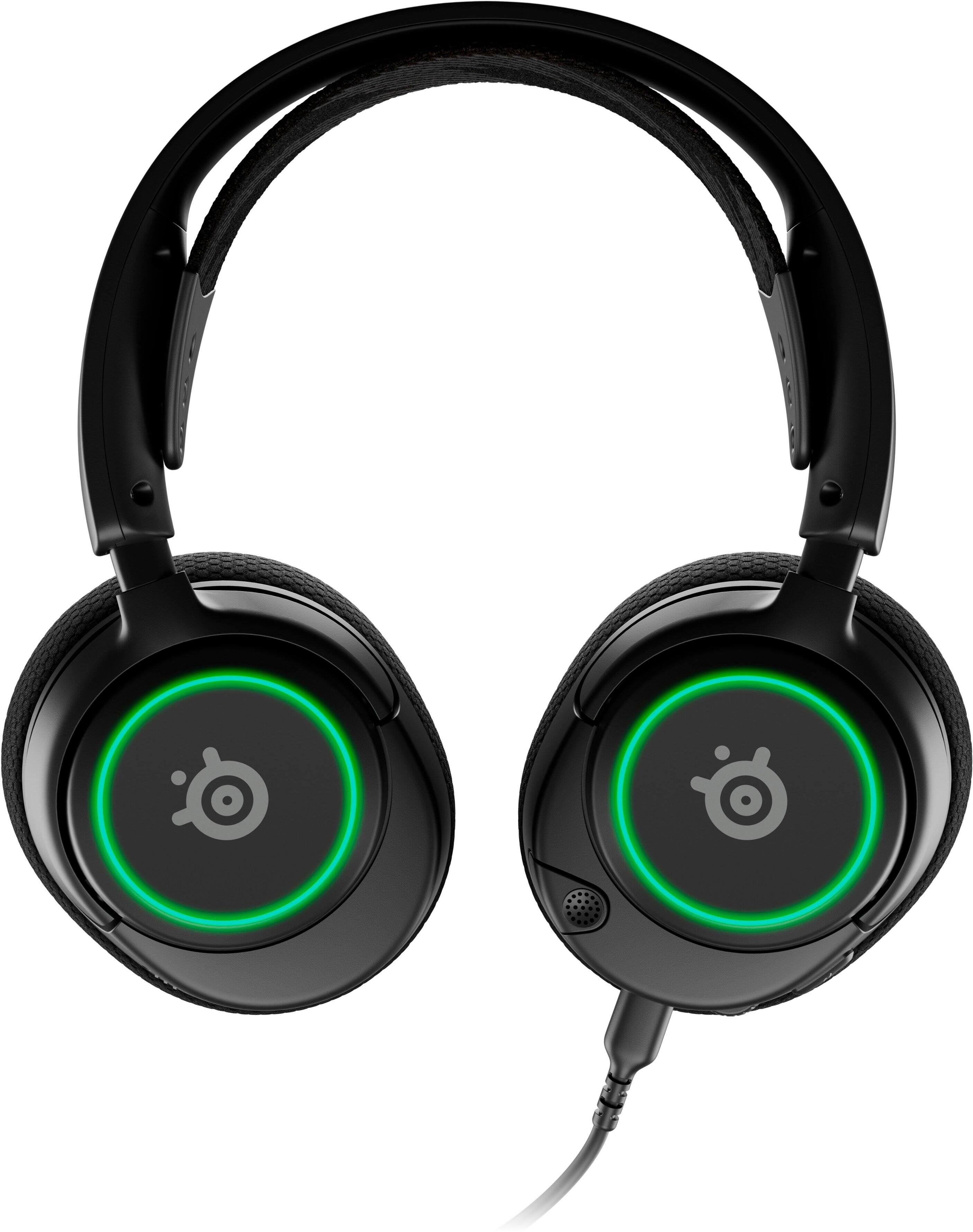 Alt View 18. SteelSeries - Arctis Nova 3 Wired Gaming Headset for PC, PS5, and PS4 - Black.