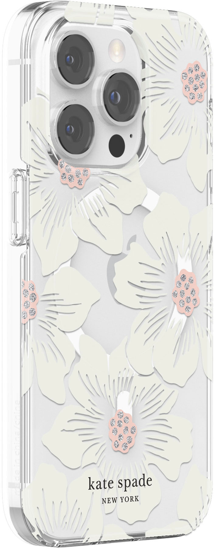  Kate Spade New York Protective Hardshell Case (1-PC Comold) for  iPhone 11 Pro - Hollyhock Floral Clear/Cream with Stones, Hollyhock Floral  Crystal Gems (KSIPH-130-HHCCS) : Cell Phones & Accessories
