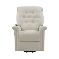 ProLounger - Mazwell Power Recline and Lift Chair - Oatmeal Tan - Front_Zoom