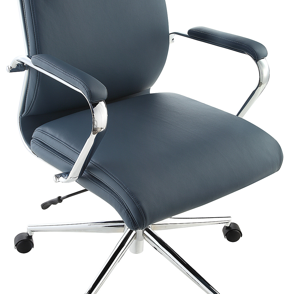 Blue Task Chair with Adjustable Lumbar Support 25.25 x 25.5 x 41.5 :  99667T-____ - Pro Line II by Office Star Products