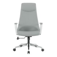 Office Star Products - High Back Antimicrobial Fabric Office Chair - Dillon Steel - Front_Zoom