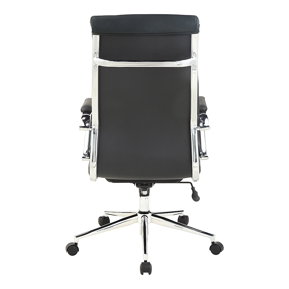 Office Star Products Low Back Executive Office Chair With Chrome Base 