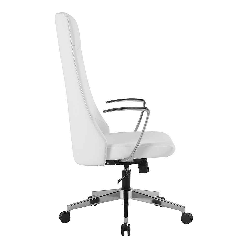 Left View: Office Star Products - High Back Antimicrobial Fabric Office Chair - Dillon Snow