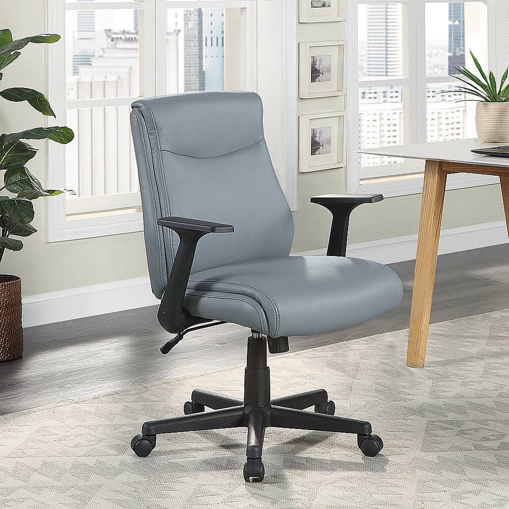 Best Buy Office Star Products Mid Back Managers Office Chair Charcoal