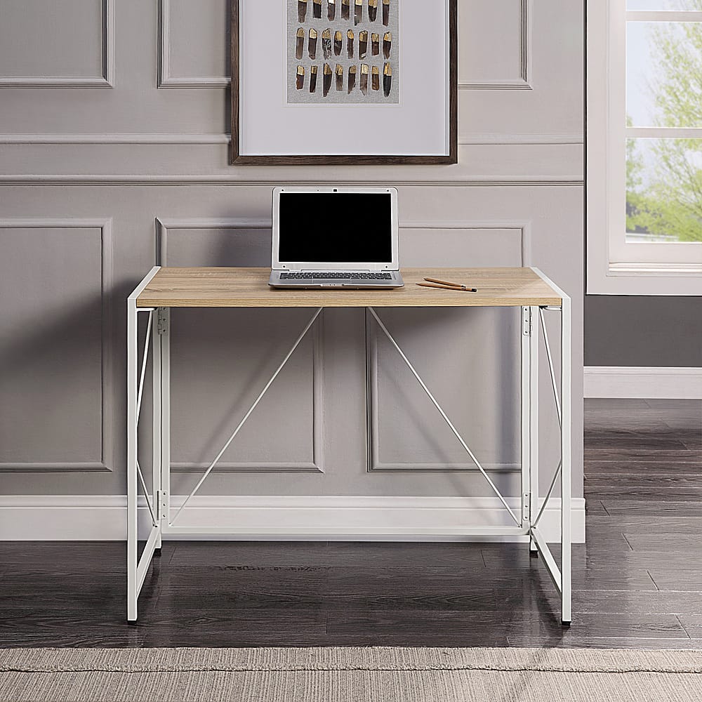 Best Buy OSP Home Furnishings Ravel 40"Wide Toolless Folding Desk