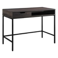OSP Home Furnishings - Contempo 40" Desk with Drawer - Brown - Angle_Zoom