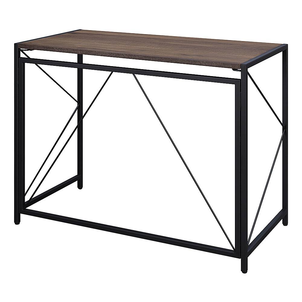 Best Buy OSP Home Furnishings Ravel Toolless Folding Desk Grey Oak