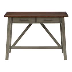 Rustic Gray Desk - Best Buy