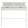 OSP Home Furnishings - Contempo 40" Desk with Shelf hutch - White Oak