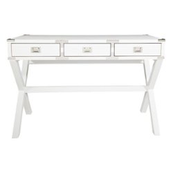 OSP Home Furnishings - Wellington 46" Desk with Power - White - Front_Zoom