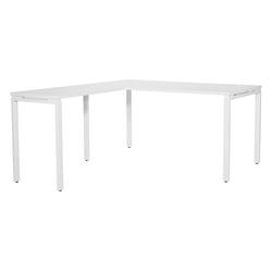 OSP Home Furnishings - Prado L Workstation in - White - Angle_Zoom