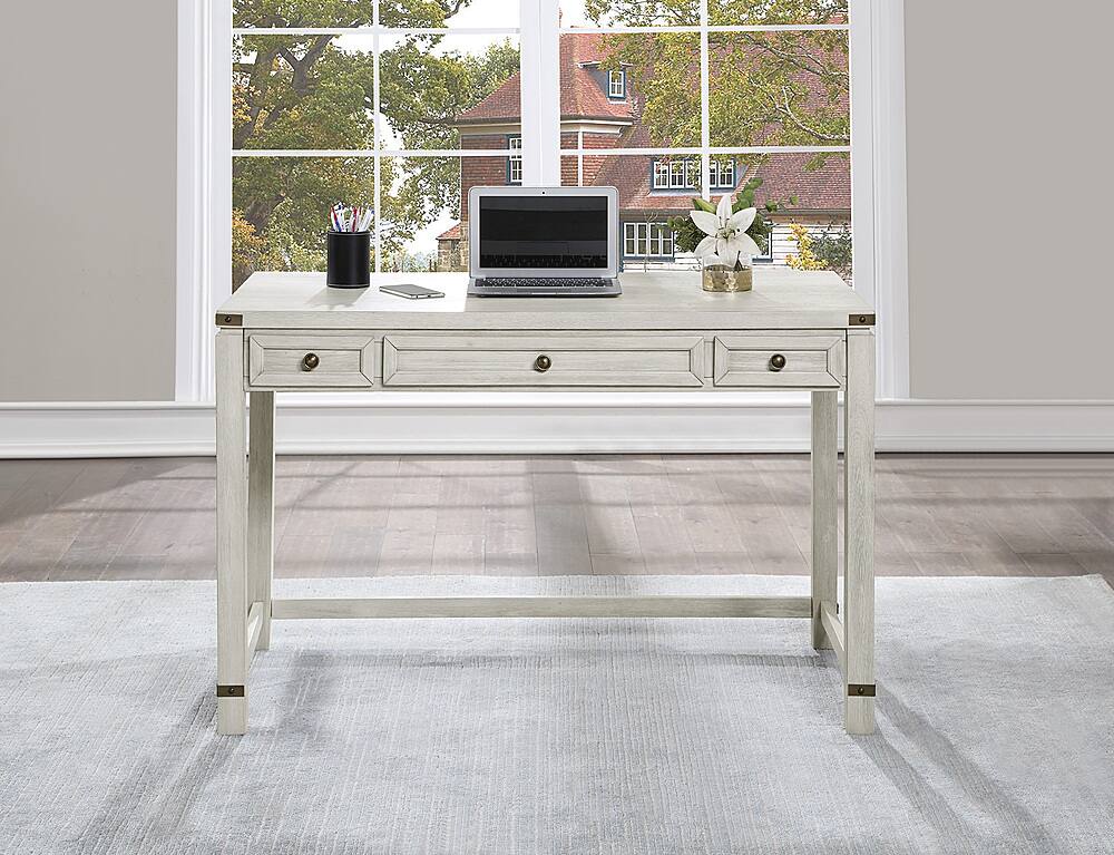 OSP Home Furnishings Baton Rouge Desk Champagne Oak BTD2937CO Best Buy