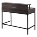 Alt View Zoom 11. OSP Home Furnishings - Contempo 40" Desk with Shelf hutch - Brown.