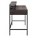 Left Zoom. OSP Home Furnishings - Contempo 40" Desk with Shelf hutch - Brown.