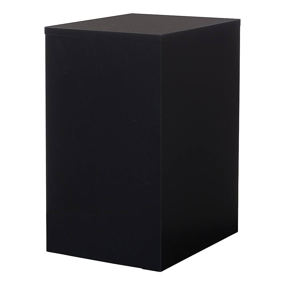 The Container Store 2-Drawer Locking Filing Cabinet Matte Black, 16-1/4 x 15-5/8 x 28-15/16 H