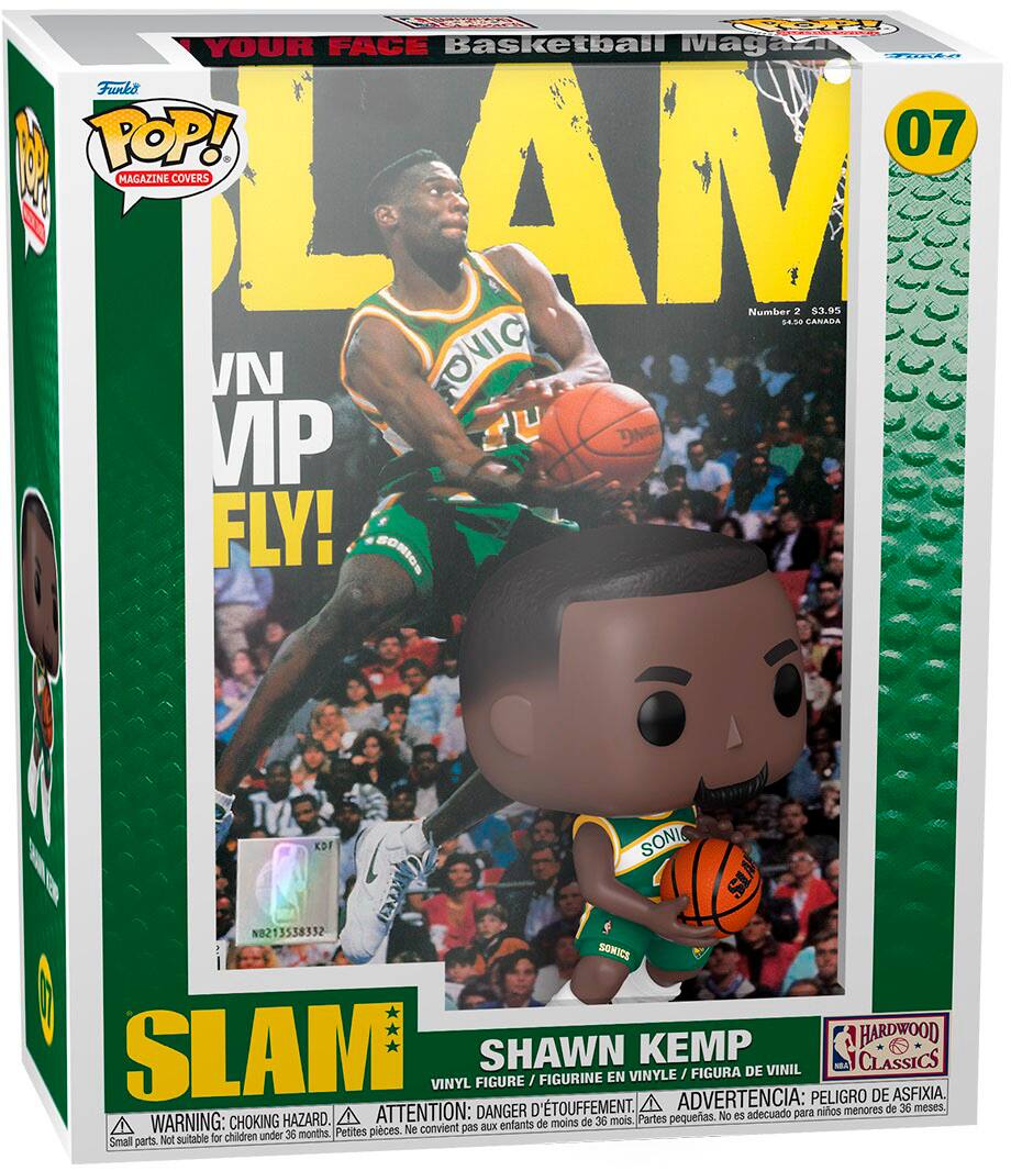 Angle. Funko - POP! NBA Cover: SLAM - Shawn Kemp.