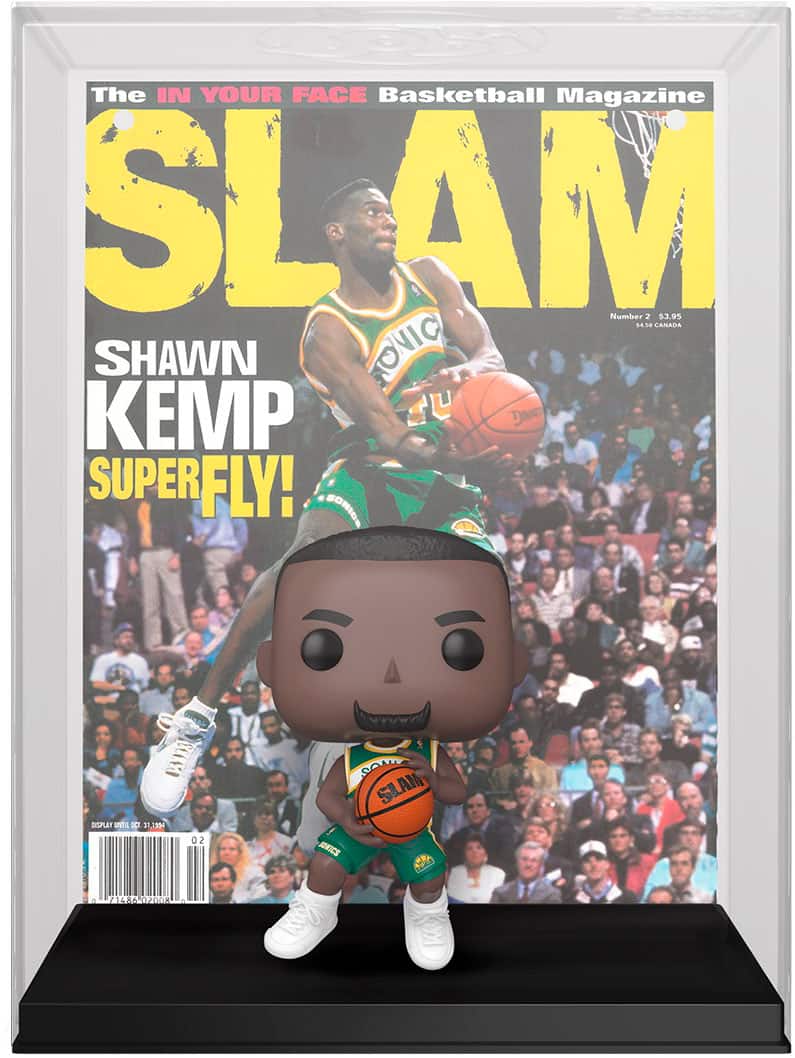 Front. Funko - POP! NBA Cover: SLAM - Shawn Kemp.
