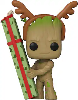 Funko - POP! Marvel: The Guardians of the Galaxy: Holiday Special - Groot - Multi