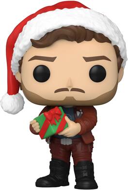 Funko - POP! Marvel: The Guardians of the Galaxy: Holiday Special - Star - Lord - Multi