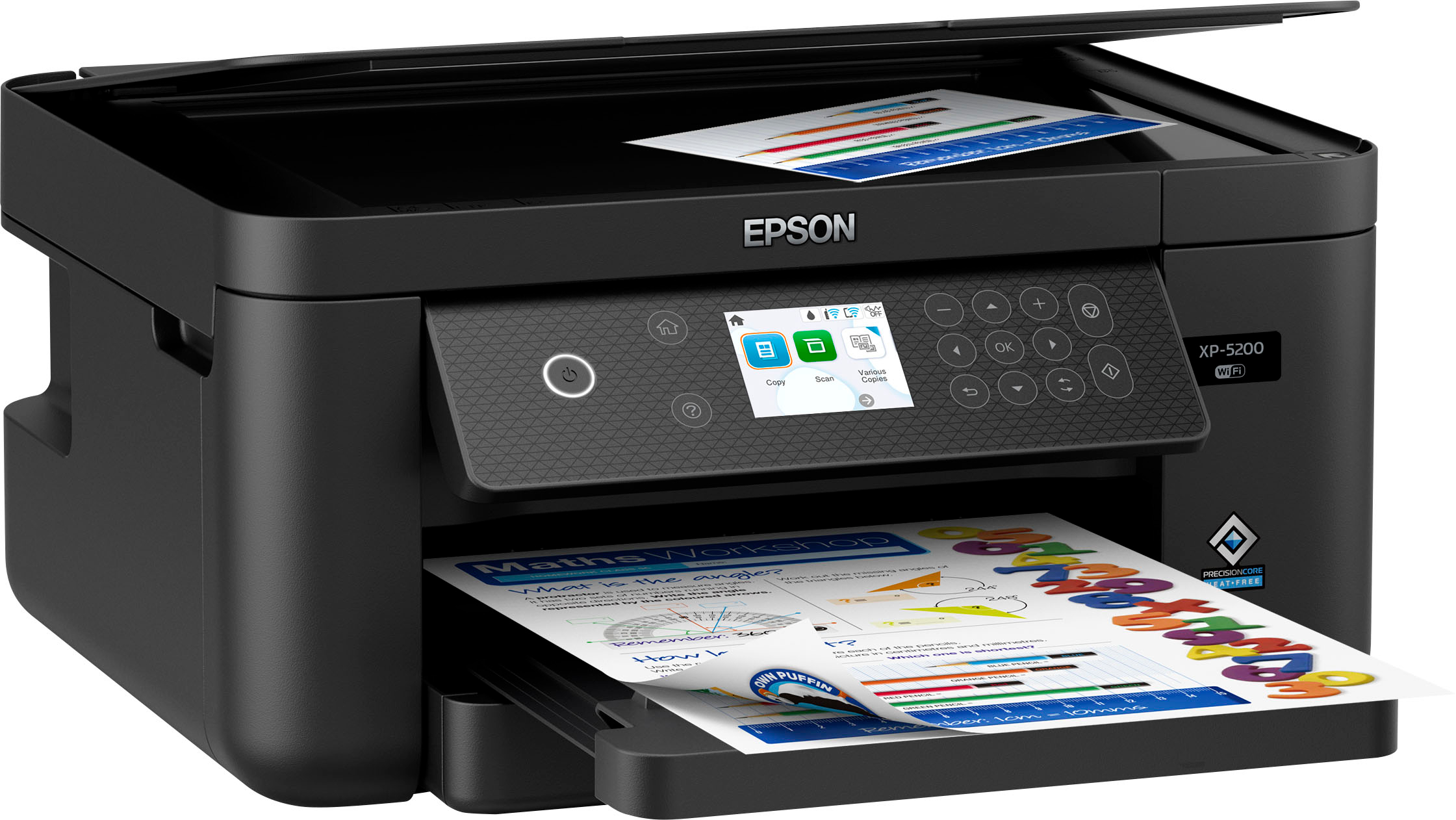 Expression XP-5200 All-in-One C11CK61201 Home Inkjet Printer - Best Epson Black Buy