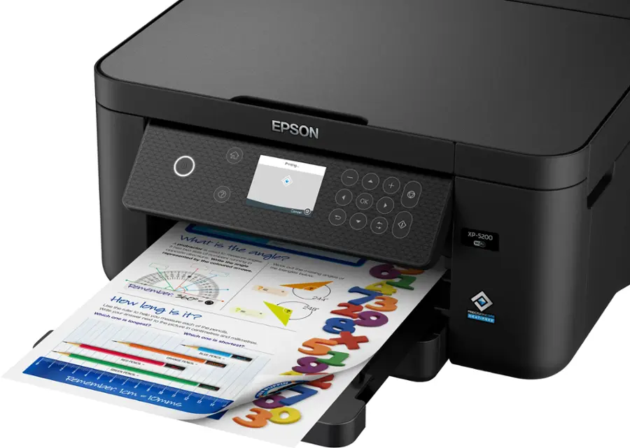 Alt View 16. Epson - Expression Home XP-5200 All-in-One Inkjet Printer - Black.