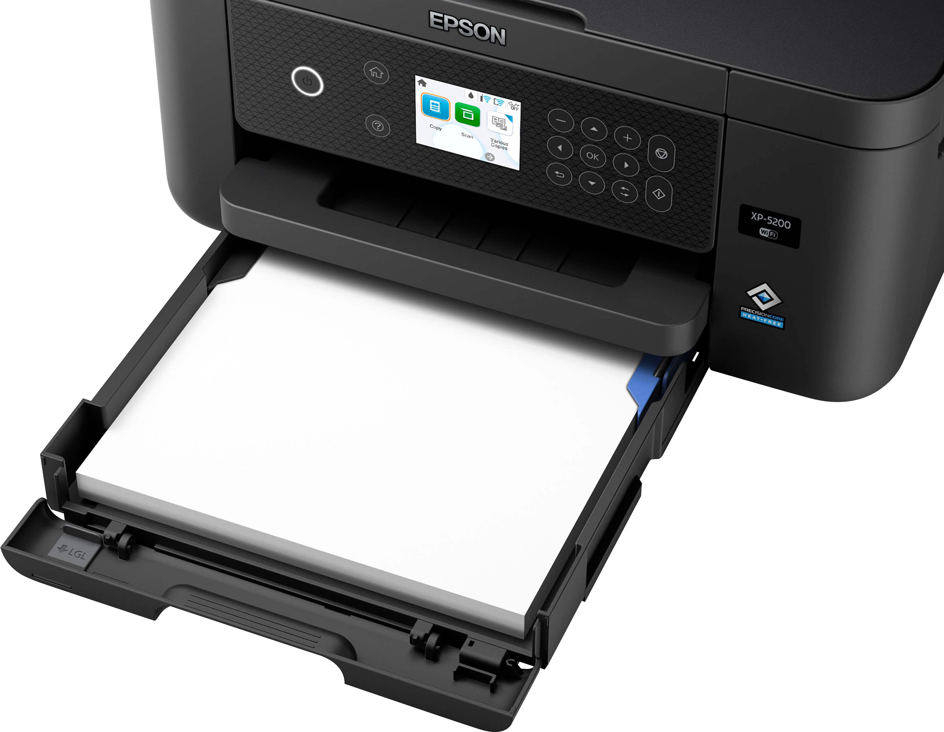 Alt View 19. Epson - Expression Home XP-5200 All-in-One Inkjet Printer - Black.