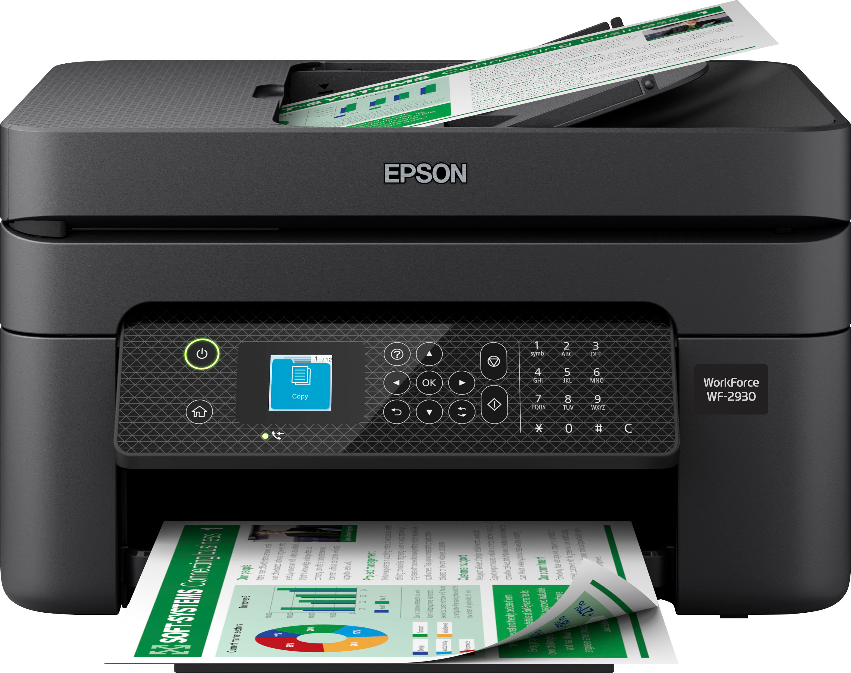 pølse vant meteor Epson WorkForce WF-2930 All-in-One Inkjet Printer C11CK63201 - Best Buy