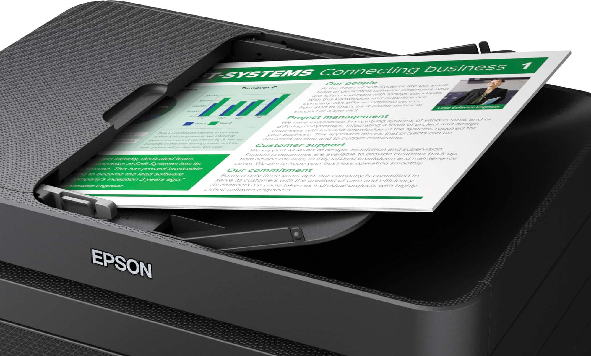 Alt View 19. Epson - WorkForce WF-2930 All-in-One Inkjet Printer.