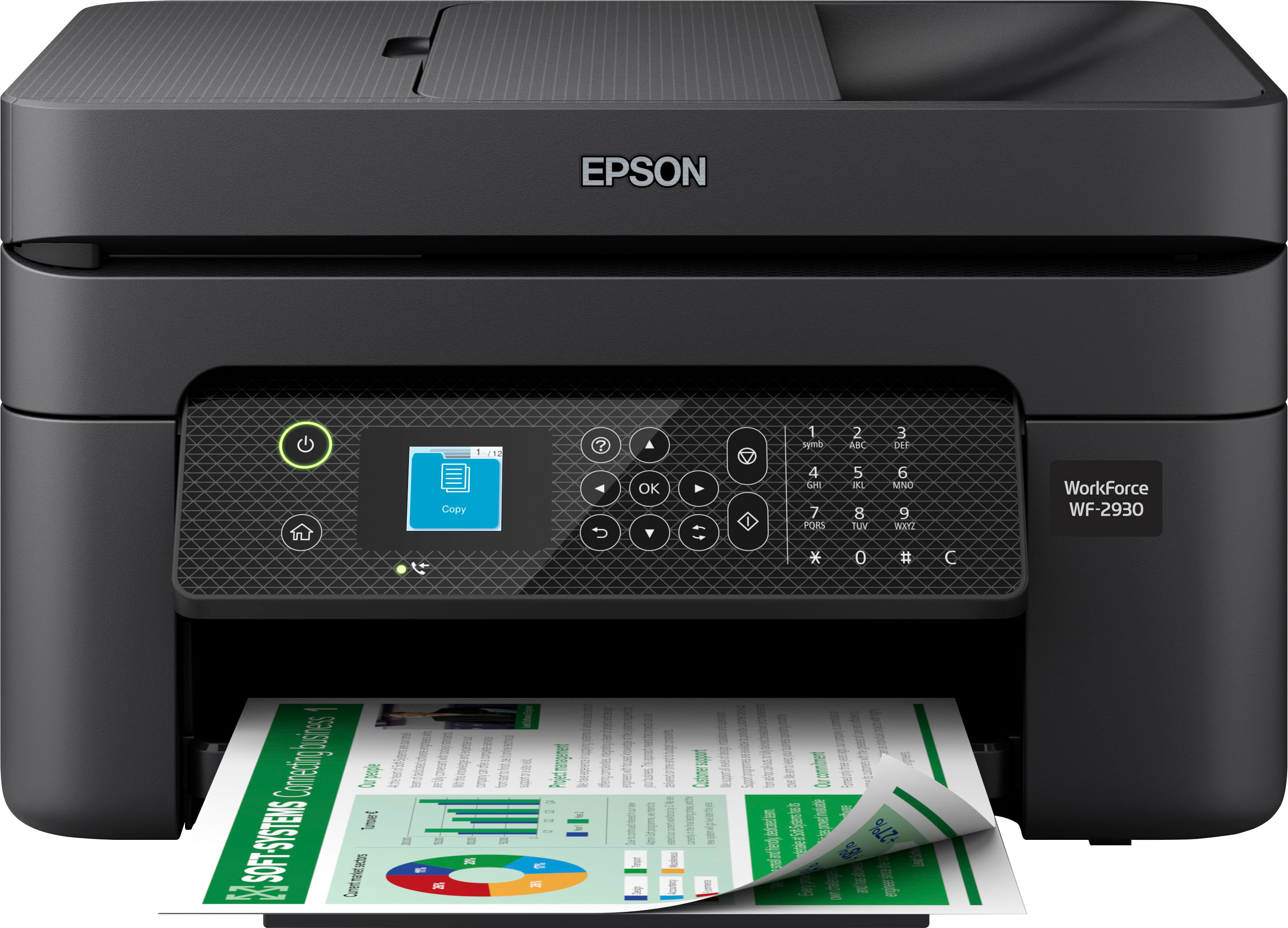 pølse vant meteor Epson WorkForce WF-2930 All-in-One Inkjet Printer C11CK63201 - Best Buy