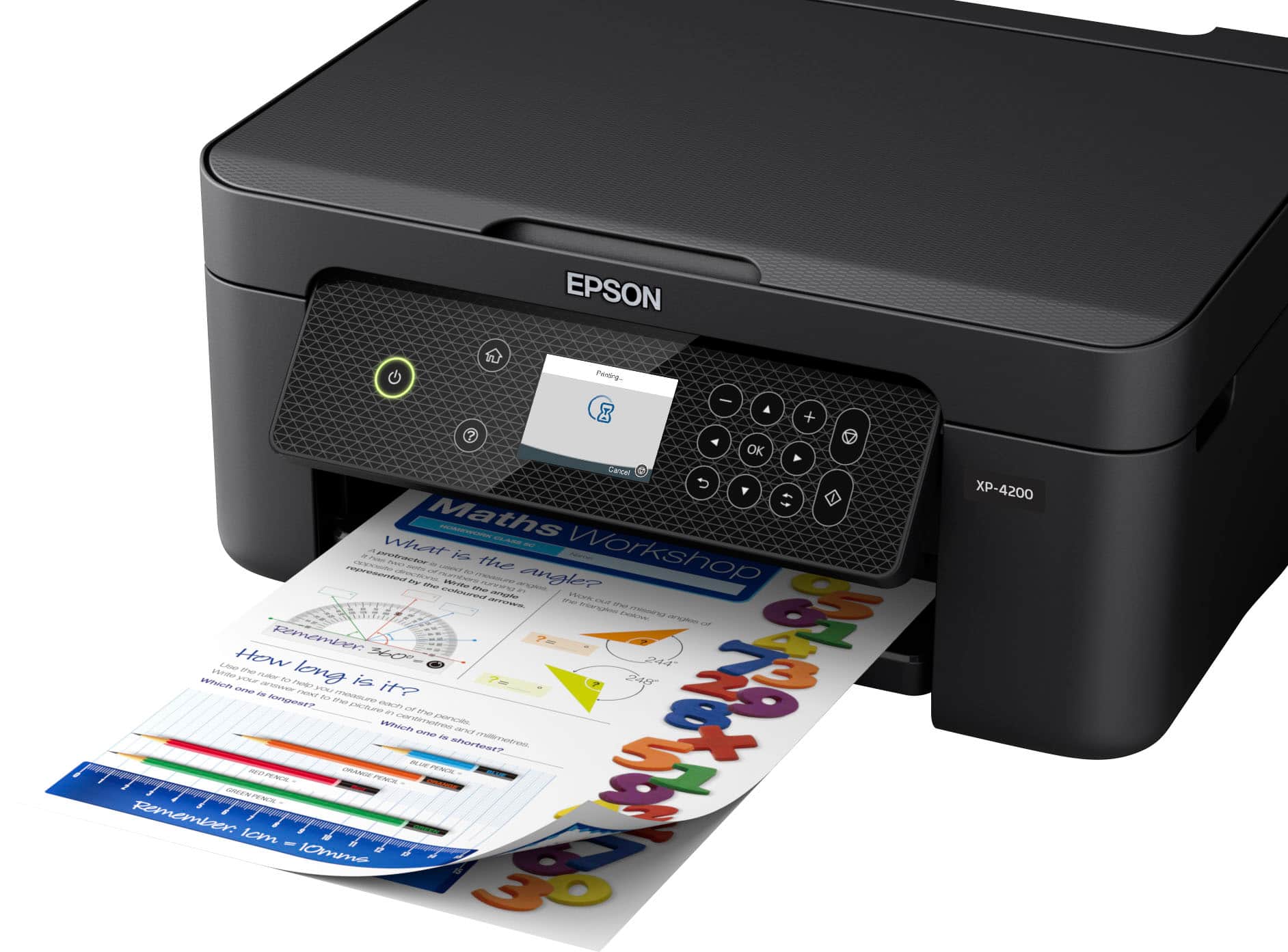 Alt View 17. Epson - Expression Home XP-4200 All-in-One Inkjet Printer - Black.