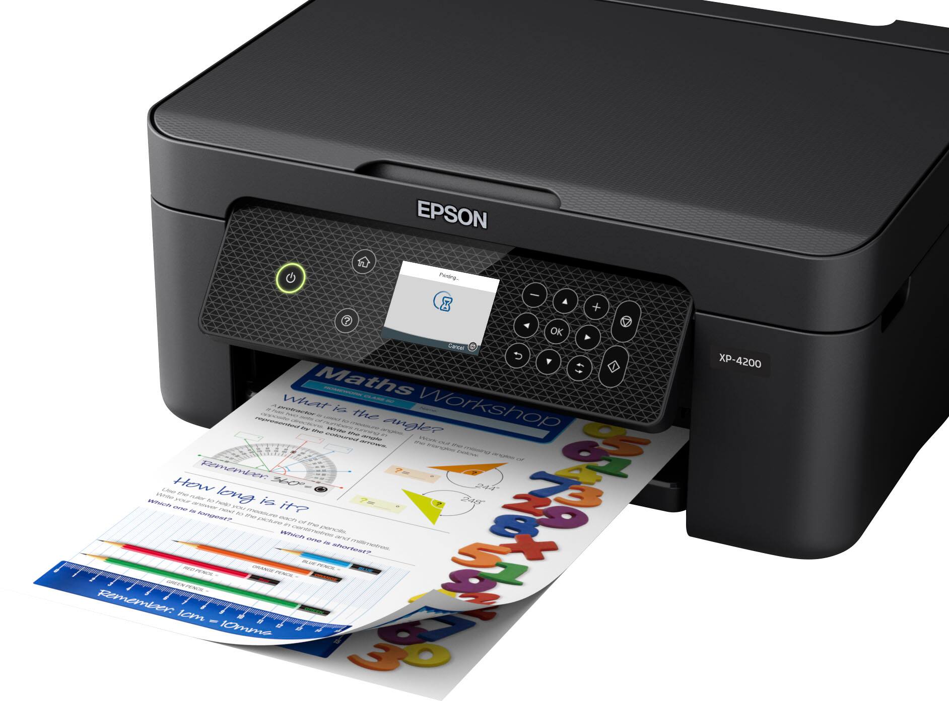 Alt View 17. Epson - Expression Home XP-4200 All-in-One Inkjet Printer - Black.