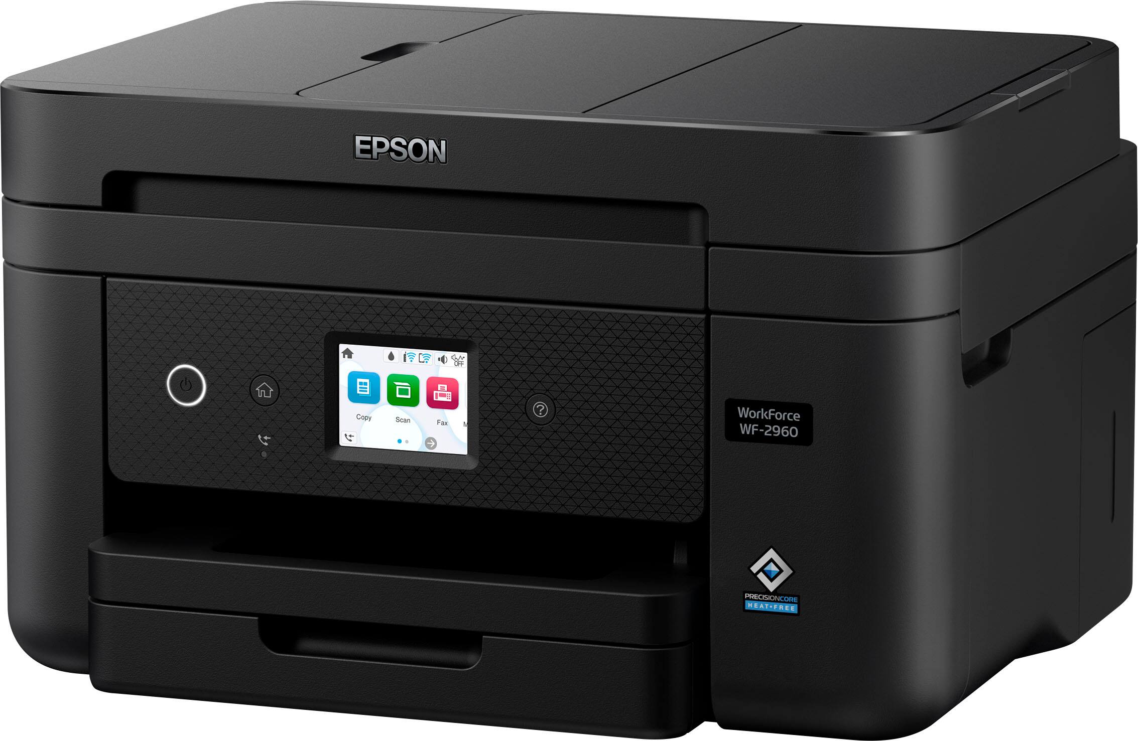 Alt View 13. Epson - WorkForce WF-2960 All-in-One Inkjet Printer - Black.
