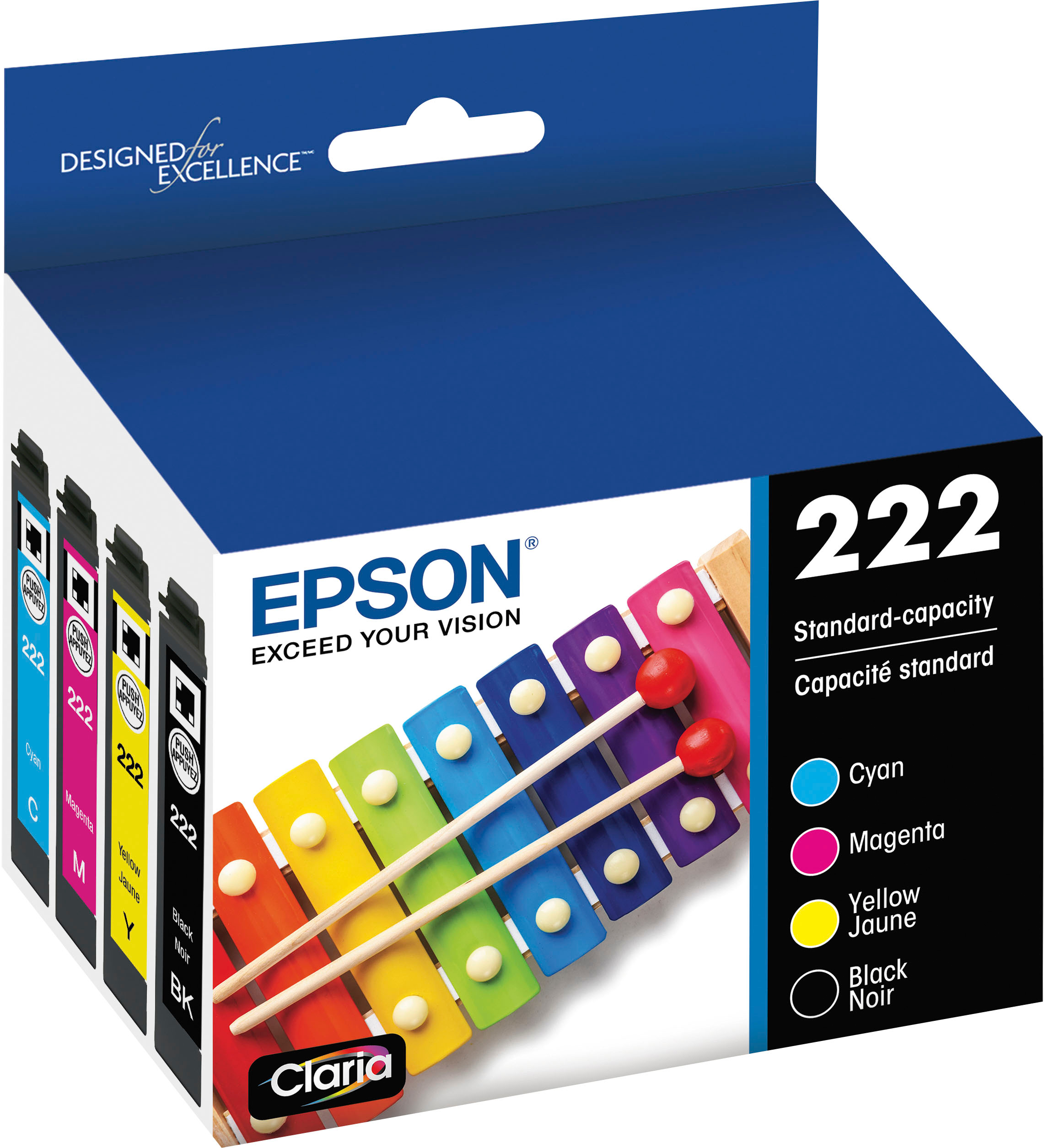 Best Buy: Epson T222 Combo Standard Capacity Ink Cartridge Black