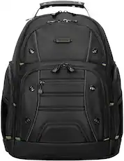 Front. Targus - 15-16” Drifter Essentials Backpack - Black.