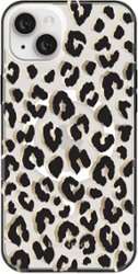 kate spade new york - Protective Hardshell Magsafe Case for iPhone 14 Plus - Leopard - Front_Zoom