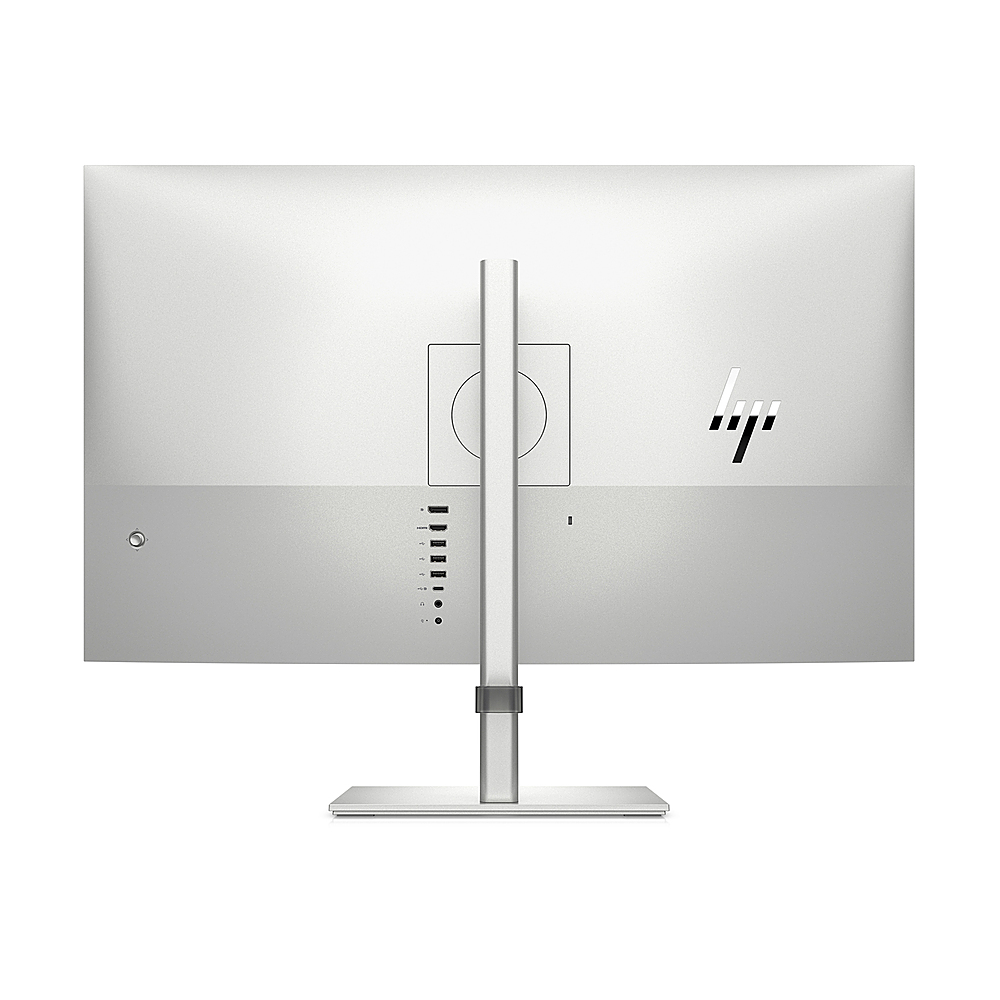 Back View: HP - 31.5" LCD HD Monitor (DisplayPort, HDMI, USB, Type-C) - Silver