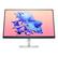 Front. HP - 31.5" LCD HD Monitor (DisplayPort, HDMI, USB, Type-C) - Silver.