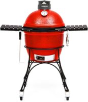 KAMADO JOE - CLASSIC JOE II Charcoal Grill with cart and locking wheels - Blaze Red - Alt_View_Zoom_11