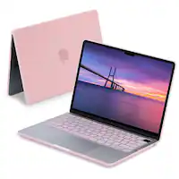 Techprotectus - MacBook case for 2022-2025 MacBook Air 13.6" with Apple M2/M3/M4 Chip-Rose Quartz - Pink - Front_Zoom
