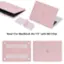 Alt View 14. Techprotectus - MacBook case for 2022-2024 MacBook Air 13.6" with Apple M2/M3 Chip-Rose Quartz - Pink.
