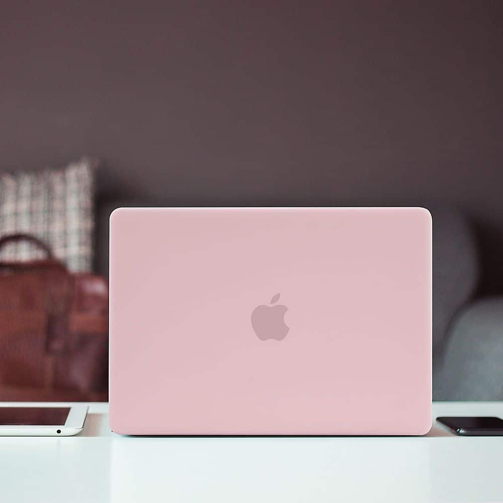 Alt View 18. Techprotectus - MacBook case for 2022-2024 MacBook Air 13.6" with Apple M2/M3 Chip-Rose Quartz - Pink.