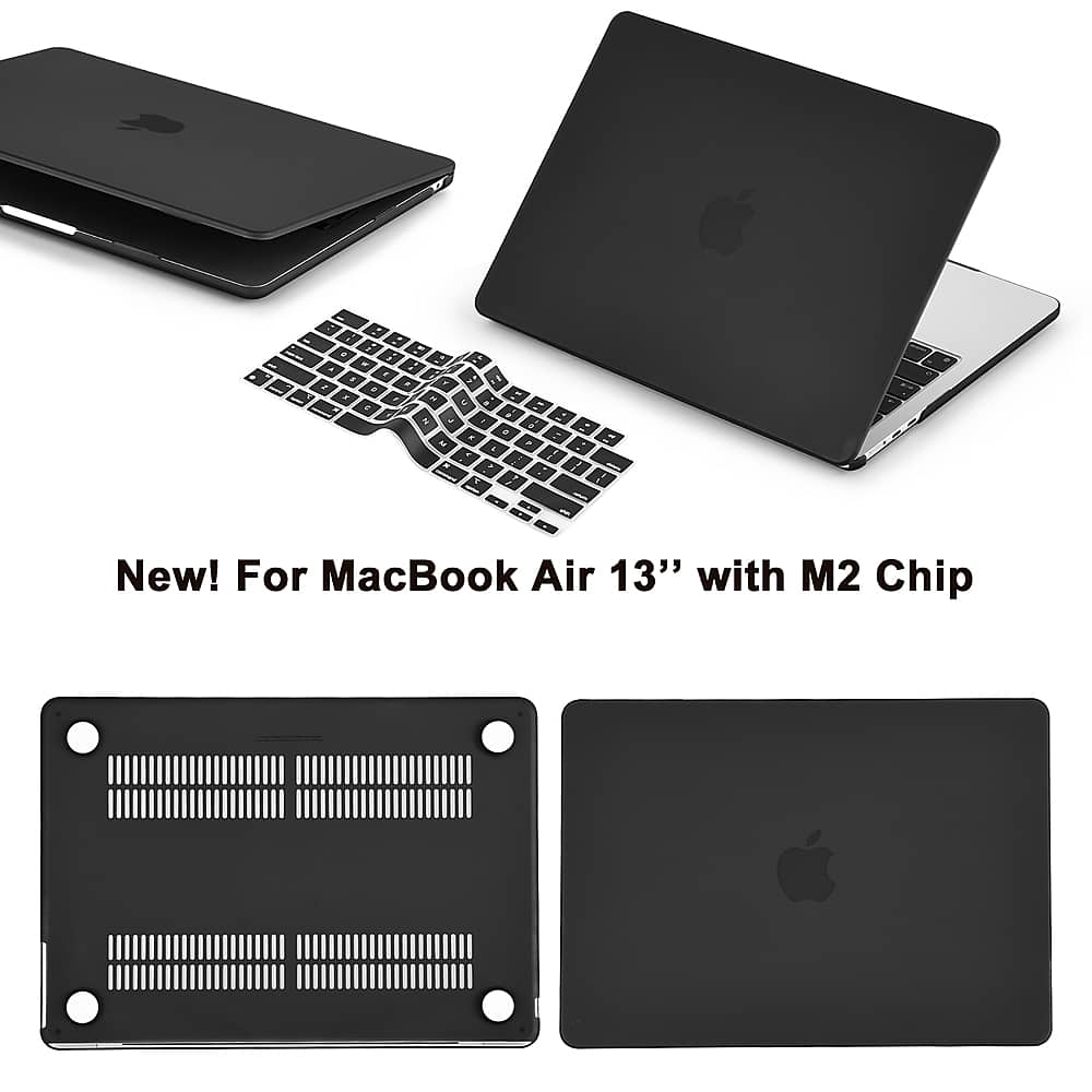 Alt View 14. Techprotectus - MacBook case for 2022-2024 MacBook Air 13.6" with Apple M2/M3 Chip - Black.