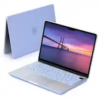 Techprotectus - MacBook case for 2022-2025 MacBook Air 13.6" with Apple M2/M3/M4 Chip-(Model A2681/A3240) - Blue - Front_Zoom
